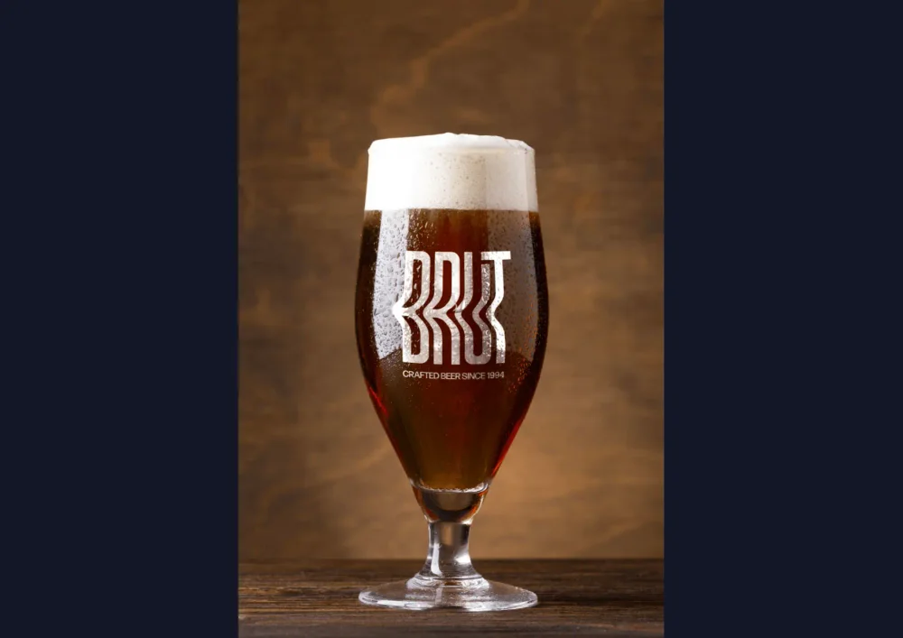 Verre à bière BRUT - Nexea, Agence créative digitale