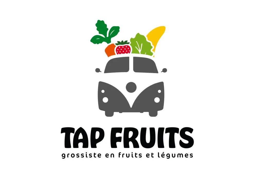 Logo TAP FRUITS - Nexea, Agence créative digitale